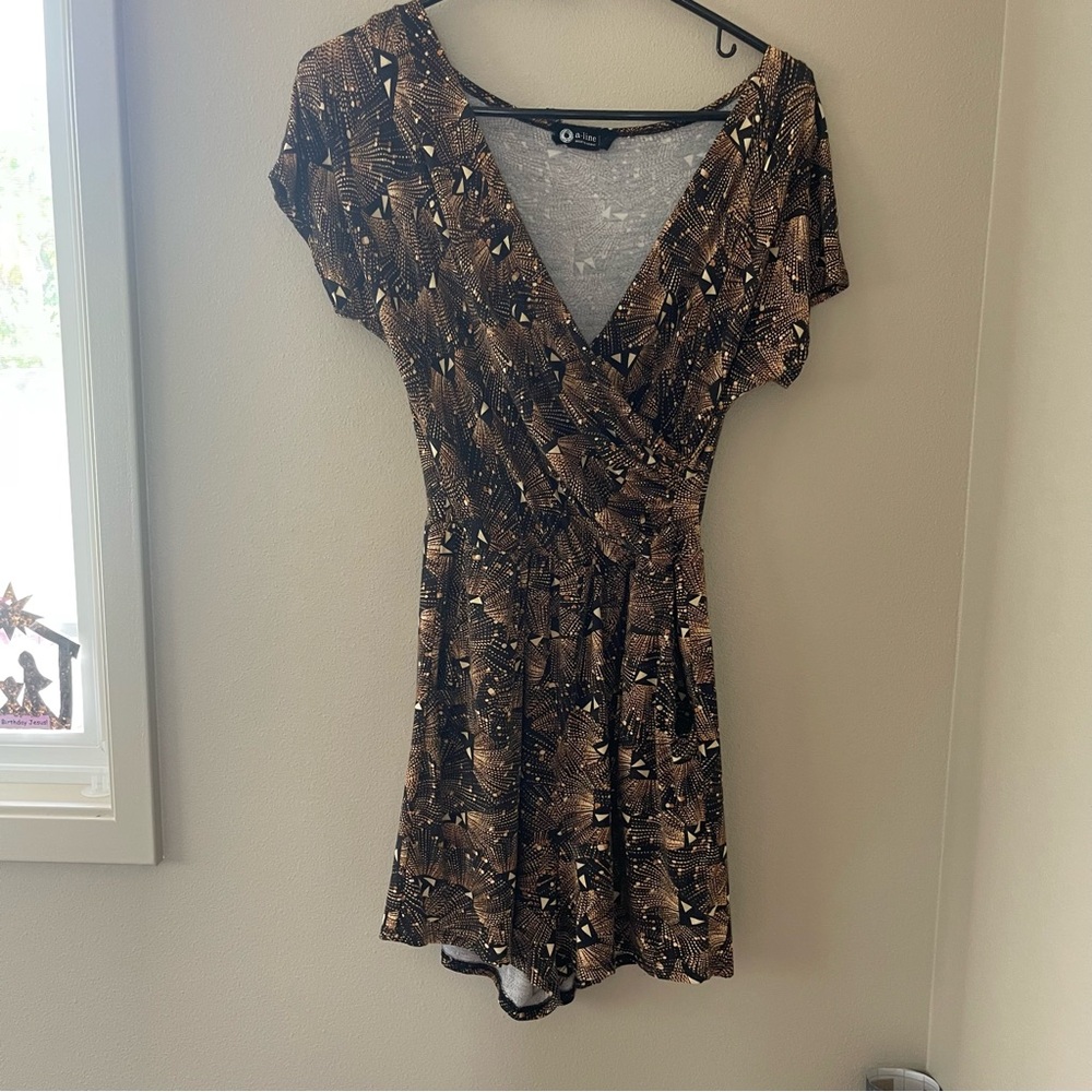 Always A-line Patterned Women's romper
